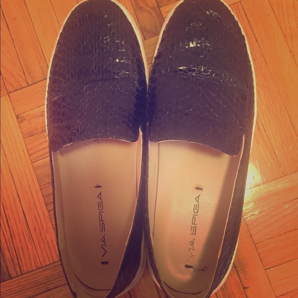 Black loafer