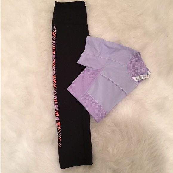 lululemon athletica Pants - Lululemon Cropped Leggings Size 4