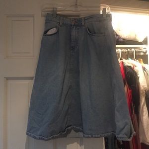 Never worn denim skirt