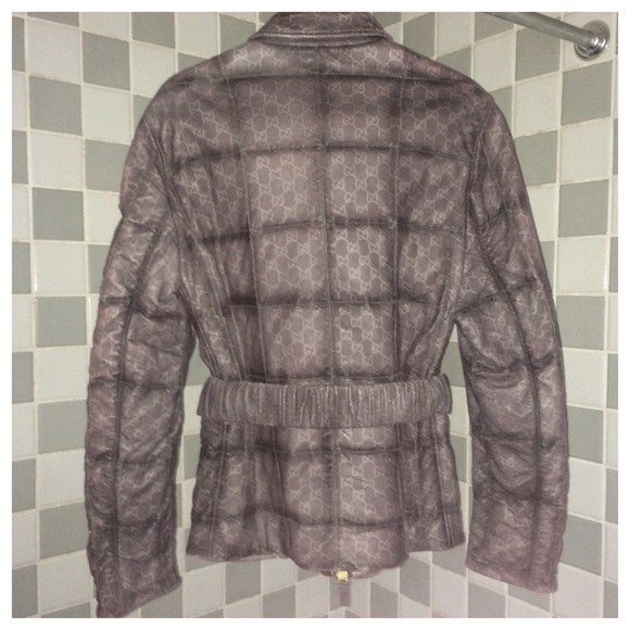 💥HP💥GUCCI Quilted Guccissima Leather Puffer RARE - Picture 2 of 4