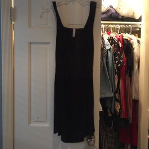 Little black dress with exposed back