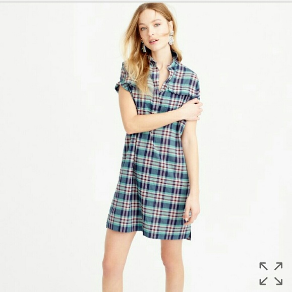 J. Crew Dresses & Skirts - J. Crew Vintage Madras Shirtdress, M