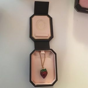 Juicy Couture strawberry necklace
