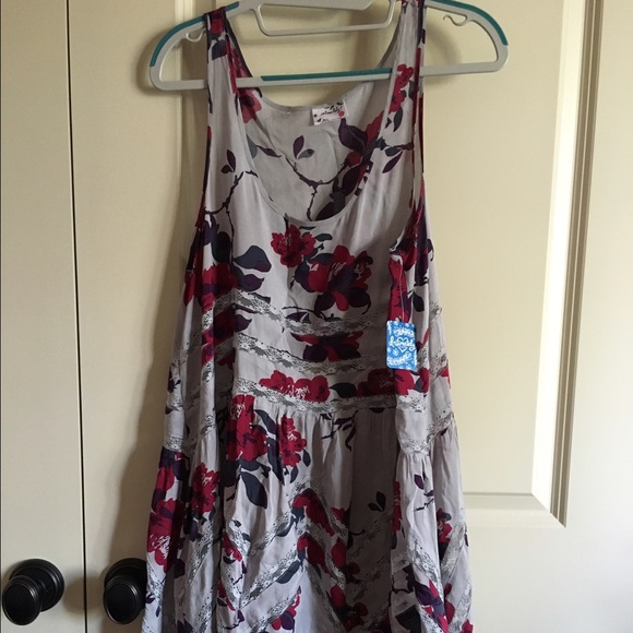 Flowy floral free people dress