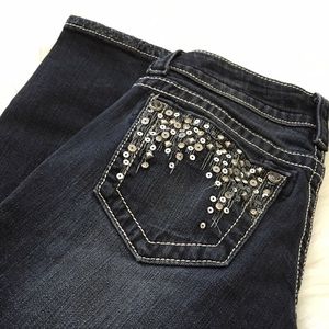 Embellished Skinny Miss Me jeans💎