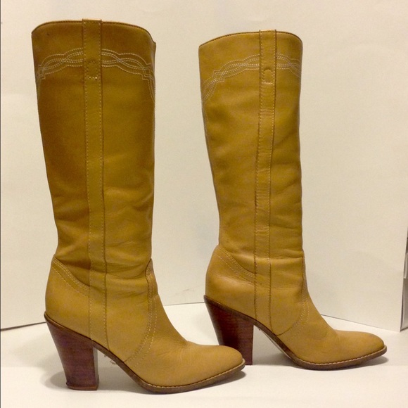 BCBG cowboy boots- YELLOW!!!