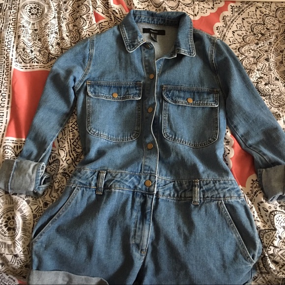 Denim romper - Picture 1 of 2