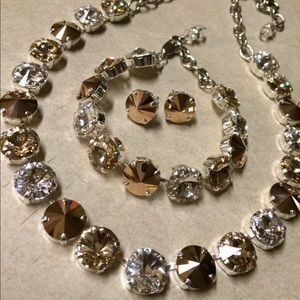 Swarovski Crystal Elements Rose Gold and Clear