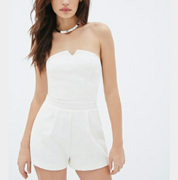 Elegant white romper