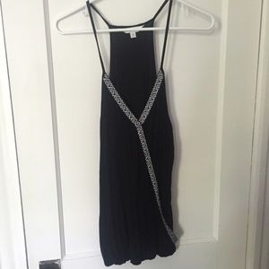 Black low cut tank