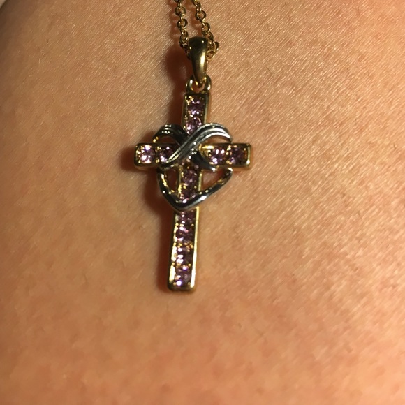 June Birthstone Cross