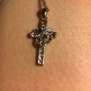 June Birthstone Cross
