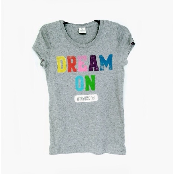 PINK "DREAM ON" T-shirt medium CUTE!