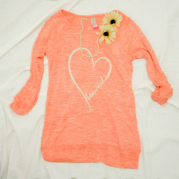 Neon Pink Half Sleeve Top