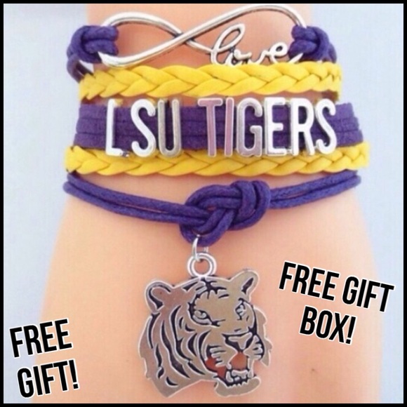 LSU Tigers Fan Adjustable Bracelet