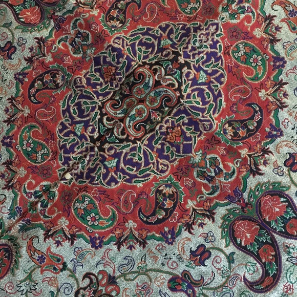 Cashmere handicraft decorations or cover for table