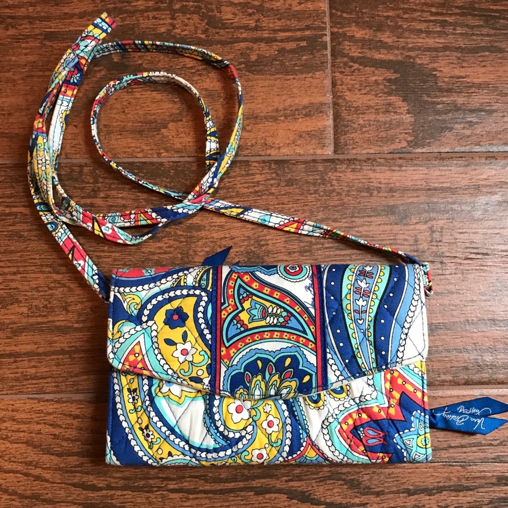 Vera Bradley Wallet with addable strap
