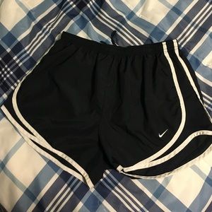 Navy Blue Nike running shorts