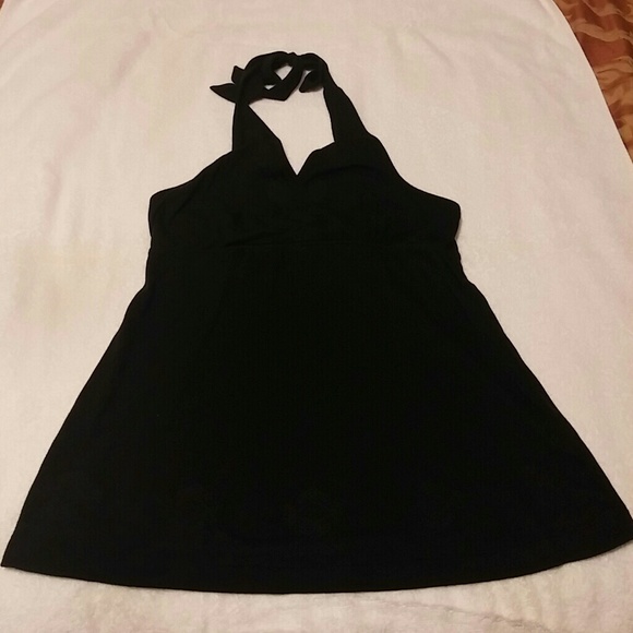 PRICE REDUCED, Black halter top