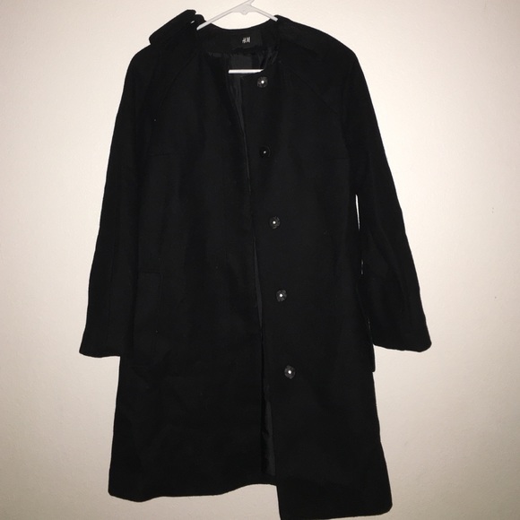 H&M black coat - Picture 1 of 2