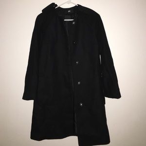 H&M black coat