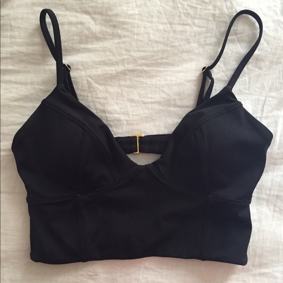 Victoria's Secret black bikini top