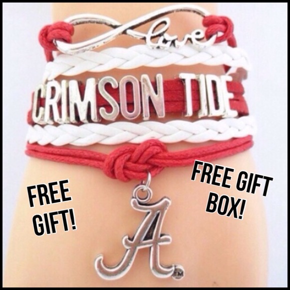 Alabama Crimson Tide Adjustable Bracelet