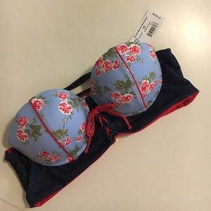 Floral Beach Bunny Push Up Top
