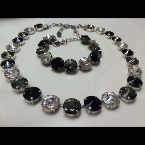 Swarovski Crystal Elements Black Clear Grey Set