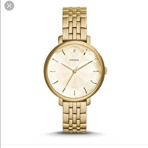 New fossil watch w/ genuine diamond