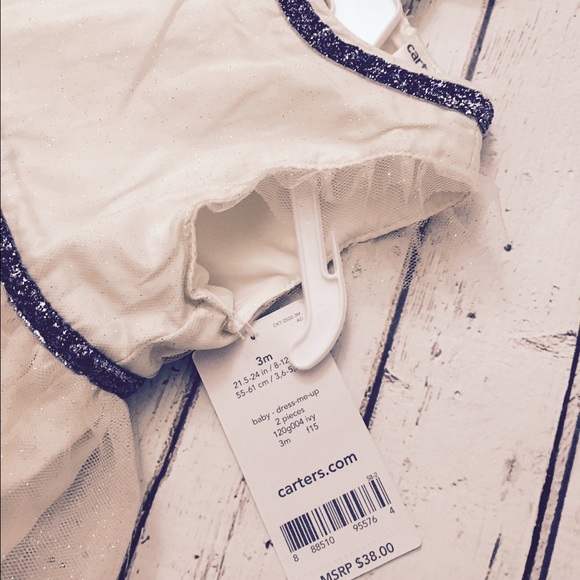 NWT Carter's Sparkly Dress- 3 Months - Picture 4 of 4