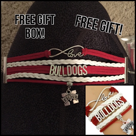 Mississippi State University MSU Bulldogs Bracelet