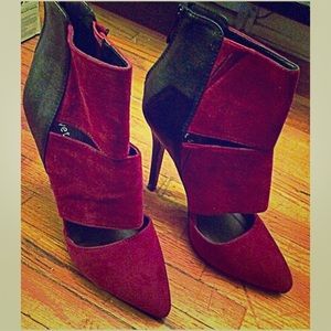 Burgundy heels