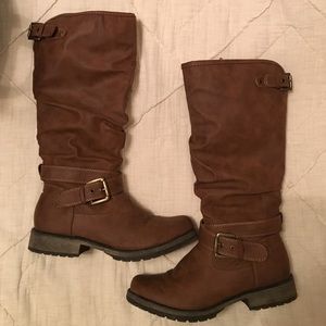 Brown Leather Boots