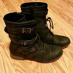 Black Grunge Boots