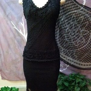 Vintage Kroshetta Boho Flapper Style Dress