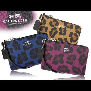 Coach Leather Wristlet- NWT