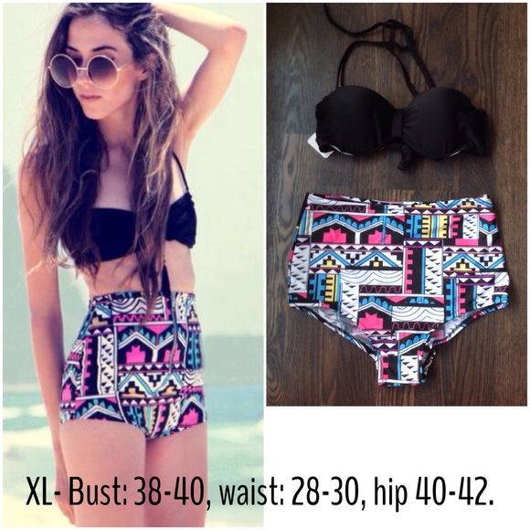 **HP**High Waisted tribal bikini