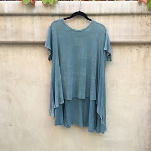 Free People High Low Tee