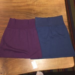 2 American Apparel mini skirts