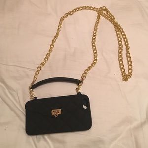 Crossbody purse and phone holder