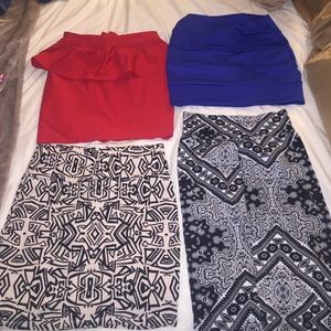Mini Skirts and Crop Tops ALL IN ONE