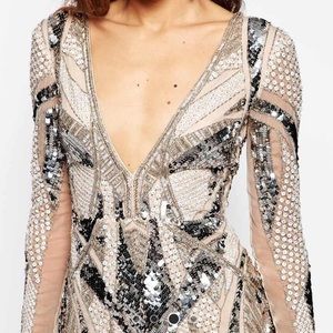 Fully embellished bodycon dress