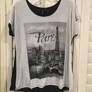 Paris dressy t shirt
