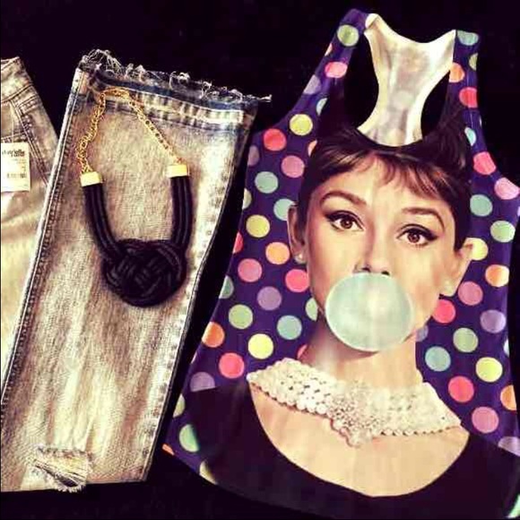 Audrey Hepburn Tank Top
