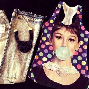 Audrey Hepburn Tank Top