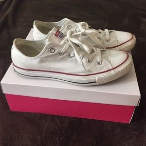 White authentic converse