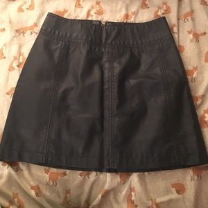 Pleather skirt