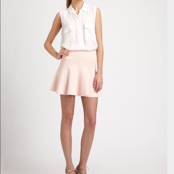 BCBGMAXAZRIA Dusty Pink Ingrid Skirt