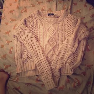 Crop top sweater